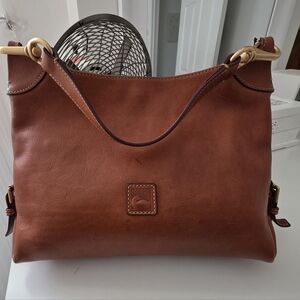 Gently Loved Dooney & Bourke Florentine Leather Hobo Shoulder Bag